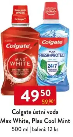 Qanto Colgate ústní voda Max White, Plax Cool Mint nabídka