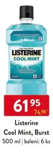 Qanto Listerine Cool Mint, Burst nabídka