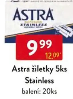 Qanto Astra žiletky Stainless nabídka