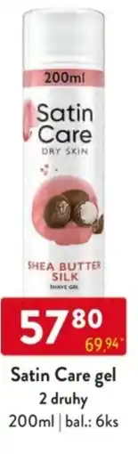 Qanto Satin Care gel 2 druhy nabídka