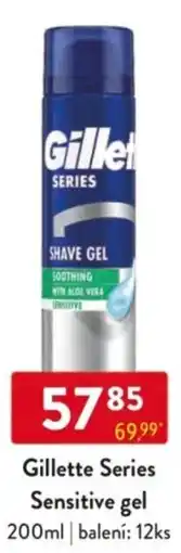 Qanto Gillette Series Sensitive gel nabídka