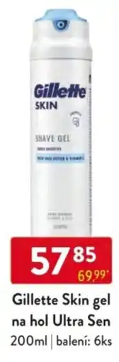 Qanto Gillette Skin gel na hol Ultra Sen nabídka