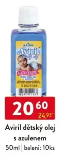 Qanto Aviril dětský olej s azulenem nabídka