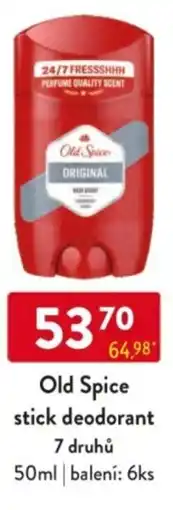 Qanto Old Spice stick deodorant nabídka