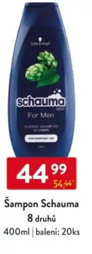 Qanto Šampon Schauma 8 druhů nabídka