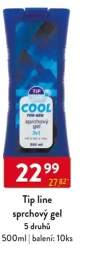 Qanto Tip line sprchový gel 5 druhů nabídka