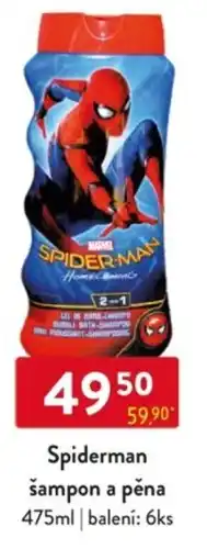Qanto Spiderman šampon a pěna nabídka