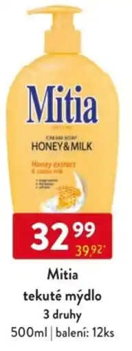 Qanto Mitia tekuté mýdlo 3 druhy nabídka