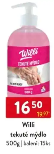 Qanto Willi tekuté mýdlo nabídka