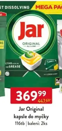 Qanto Jar Original kapsle do myčky 116tb nabídka