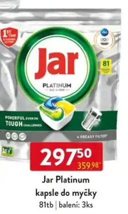 Qanto Jar Platinum kapsle do myčky 81tb nabídka