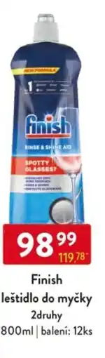 Qanto Finish leštidlo do myčky 2druhy nabídka