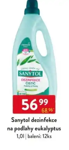 Qanto Sanytol dezinfekce na podlahy eukalyptus nabídka