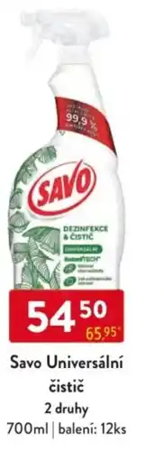 Qanto Savo Universální čistič 2 druhy nabídka