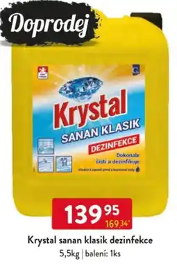 Qanto Krystal sanan klasik dezinfekce nabídka