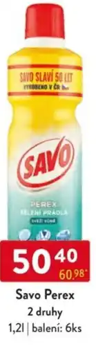 Qanto Savo Perex 2 druhy nabídka