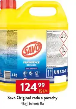 Qanto Savo Original voda a povrchy nabídka