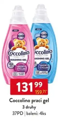 Qanto Coccolino prací gel nabídka