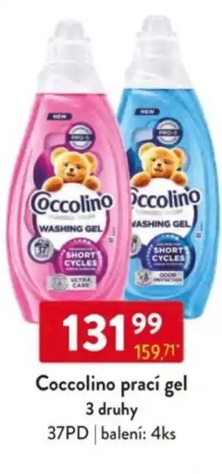 Qanto Coccolino prací gel nabídka