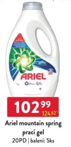Qanto Ariel mountain spring prací gel nabídka