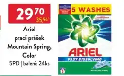 Qanto Ariel prací prášek Mountain Spring, Color nabídka