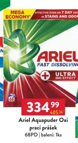 Qanto Ariel Aquapuder Oxi prací prášek nabídka