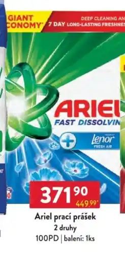 Qanto Ariel prací prášek nabídka