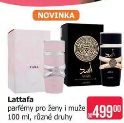 Teta Lattafa parfémy pro ženy i muže 100 ml, různé druhy nabídka