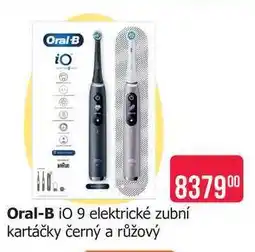 Teta Oral-B iO 9 elektrické zubní kartáčky černý a růžový nabídka