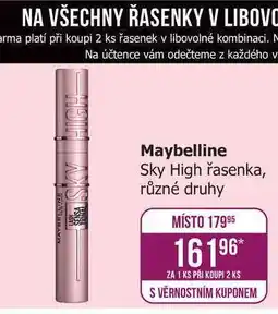 Teta Maybelline Sky High řasenka, různé druhy nabídka