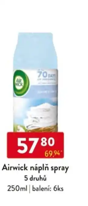 Qanto Airwick náplň spray nabídka