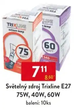 Qanto Světelný zdroj Trixline E27 75W, 40W, 60W nabídka