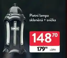 Qanto Pietní lampa skleněná + svíčka nabídka