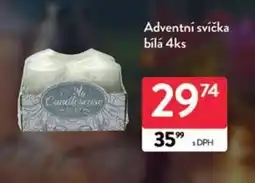 Qanto Adventní svíčka bílá nabídka