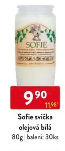 Qanto Sofie svíčka olejová bílá nabídka