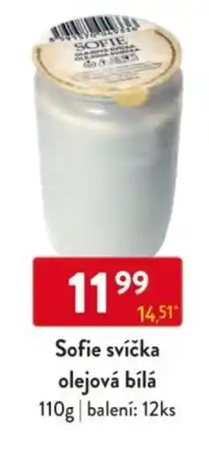 Qanto Sofie svíčka olejová bílá nabídka