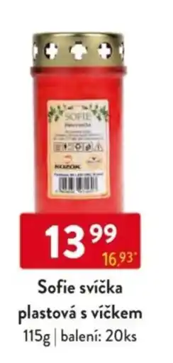 Qanto Sofie svíčka plastová s víčkem nabídka