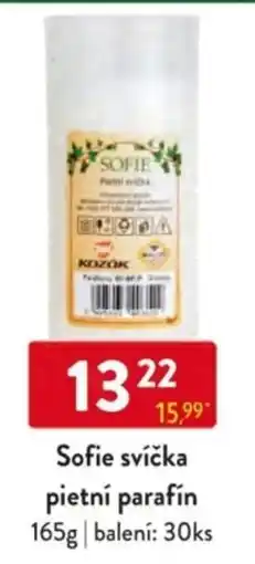 Qanto Sofie svíčka pietní parafín nabídka