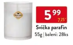 Qanto Svíčka parafín nabídka