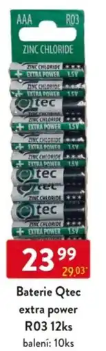 Qanto Baterie Qtec extra power R03 nabídka