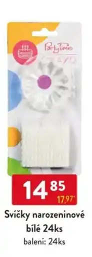 Qanto Svíčky narozeninové bílé nabídka