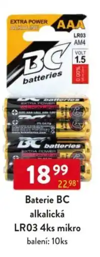 Qanto Baterie BC alkalická LR03 4ks mikro nabídka