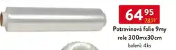 Qanto Potravinová folie 9my role 300mx30cm nabídka