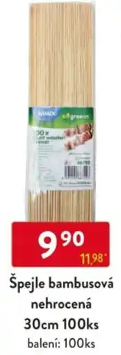 Qanto Spejle bambusová nehrocená 30cm nabídka