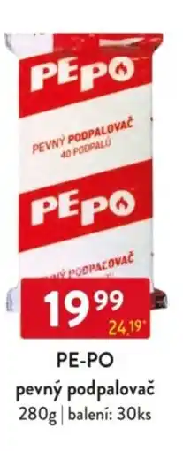 Qanto PE-PO pevný podpalovač nabídka