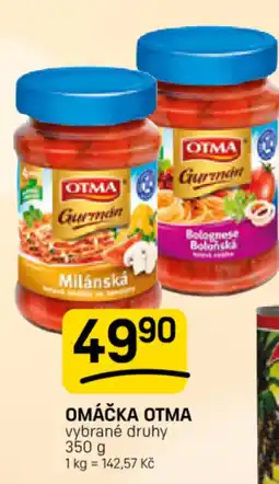 Flop OTMA Omáčka nabídka