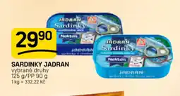 Flop Sardinky Jadran nabídka