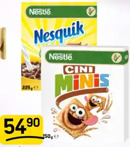 Flop Nestlé Cereálie nabídka