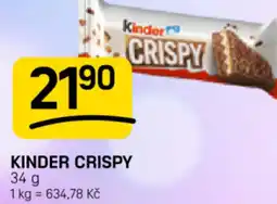 Flop Kinder Crispy nabídka