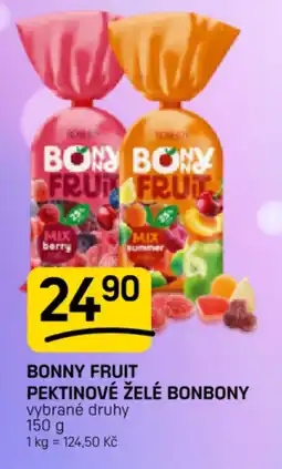 Flop Bonny Fruit pektinové želé bonbony nabídka